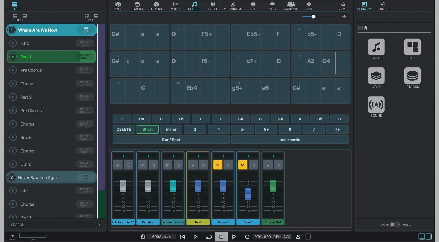 Steinberg VST Live Pro screenshot 1